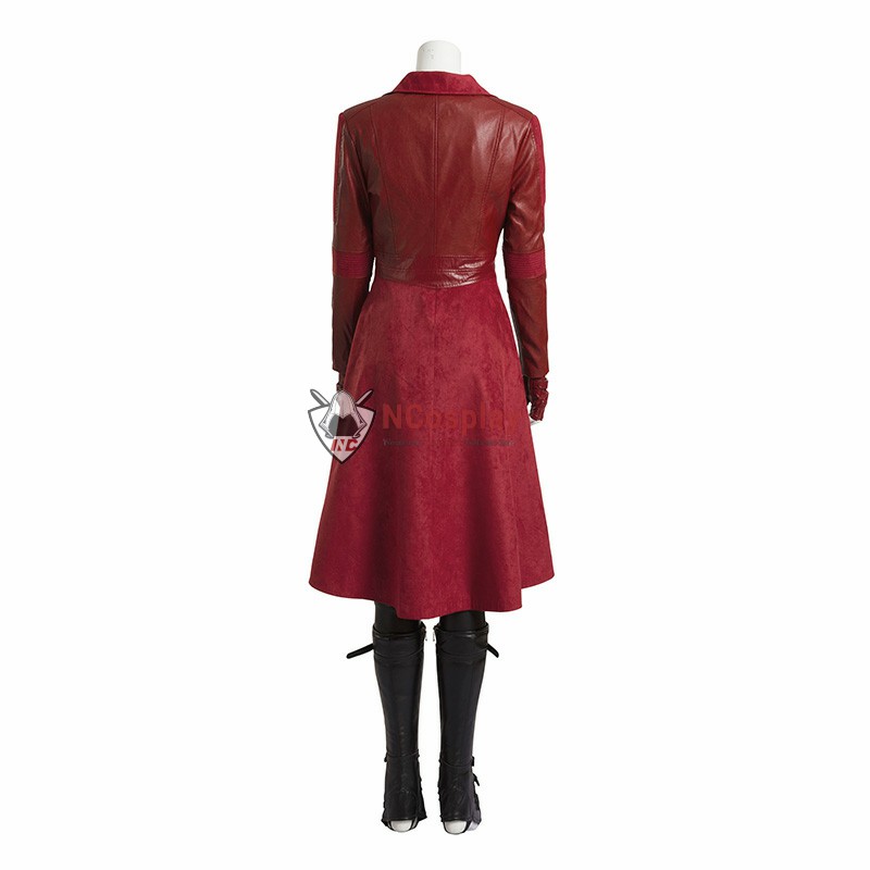 Marvel Captain America Civil War Scarlet Witch Cosplay Costume