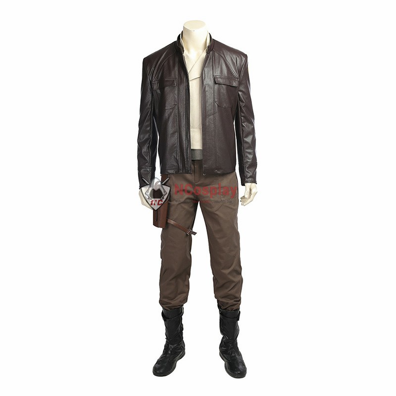 Star Wars 8 The Last Jedi Poe Dameron Outfits Cosplay Costume