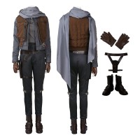 Rogue One A Star Wars Story Jyn Erso Cosplay Costume Top Level  