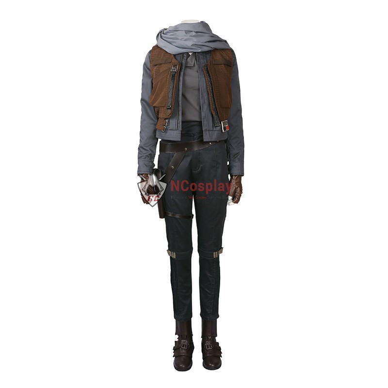 Rogue One A Star Wars Story Jyn Erso Cosplay Costume Top Level