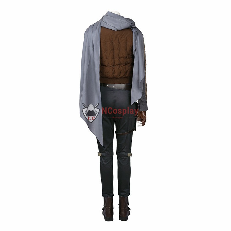 Rogue One A Star Wars Story Jyn Erso Cosplay Costume Top Level