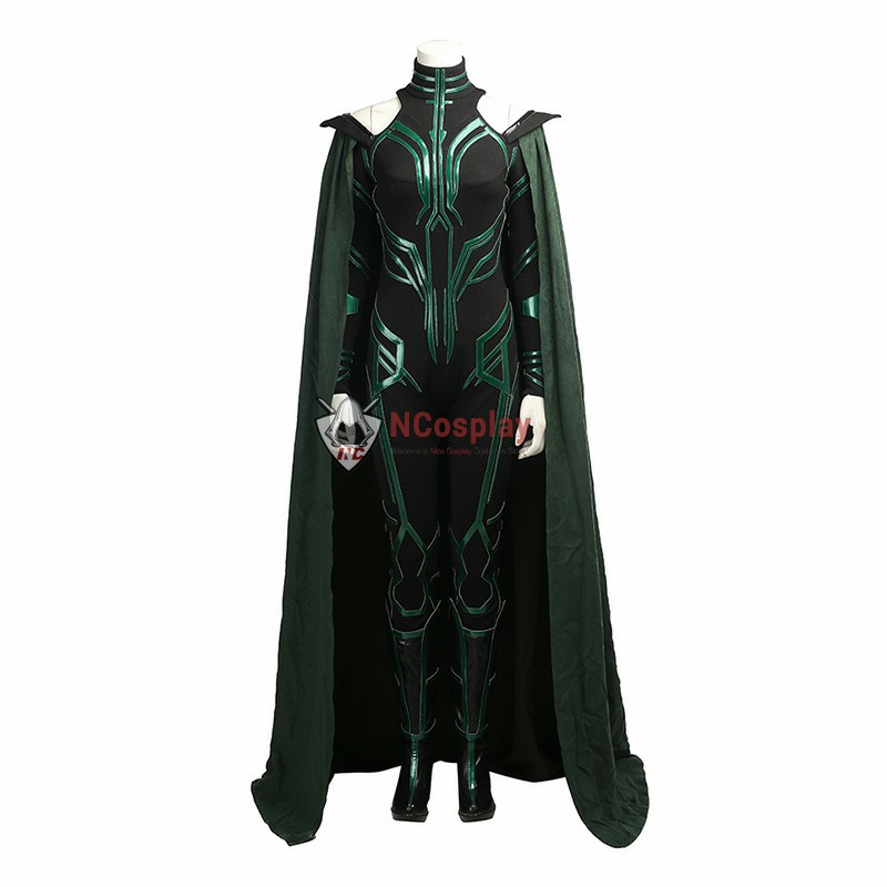 Thor Ragnarok Cosplay Hela Costume Deluxe Black Version