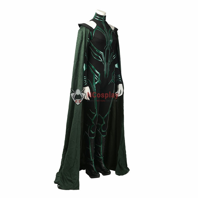 Thor Ragnarok Cosplay Hela Costume Deluxe Black Version