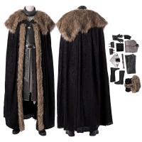 Game Of Thrones Jon Snow Costume Season 8 Cosplay Costumes  