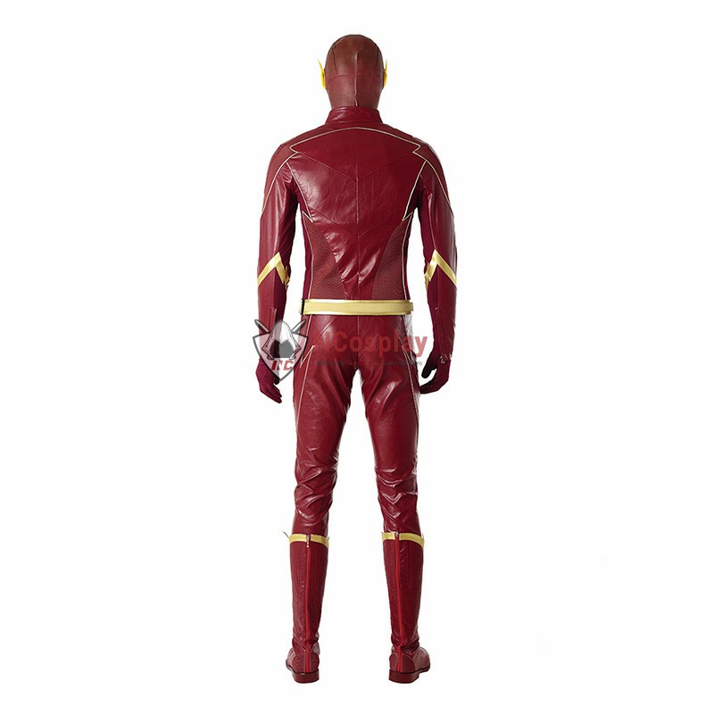 DC The Flash Season 4 Barry Allen Cosplay Costume Top Level