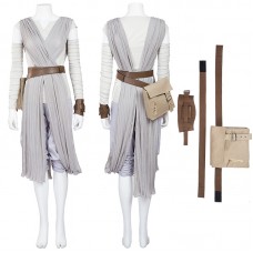 Deluxe Star Wars Rey Cosplay Costume Upgraded Version