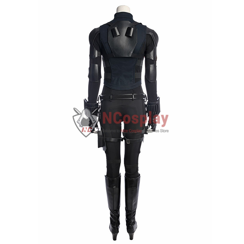 Avengers Infinity War Cosplay Costume Black Widow Suit