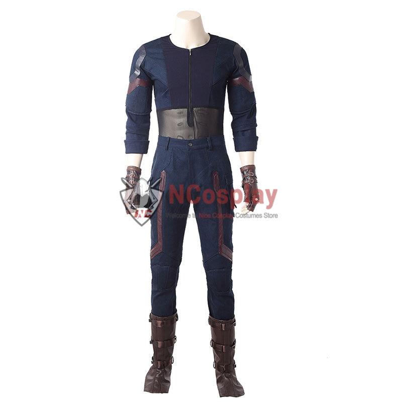 Avengers Infinity War Steve Rogers Outfit Captain America Cosplay Costume