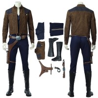 Solo A Star Wars Story Cosplay Costume Han Solo Outfit  