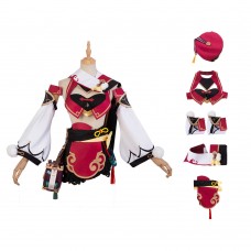 Game Genshin Impact Yanfei Cosplay Costume Halloween Outfit