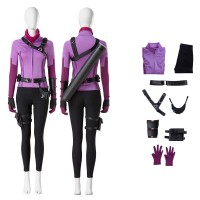 Hawkeye Kate Bishop Cosplay Costume NCosplay Young Avengers Leather Suit  