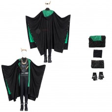 Lady Loki Sylvie Lushton Cosplay Suit Female Loki Costume Leather With Cloak