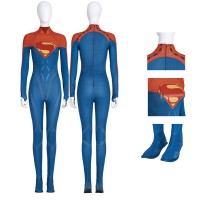 Supergirl Jumpsuit Movie The Flash Supergirl Cosplay Costume  