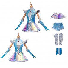 LOL Space Groove Lux Suit League of Legends Leather Cosplay Costume