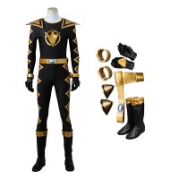 Power Rangers Black Costume Dino Thunder Outfit Dino Ranger Tommy Oliver Cosplay Suit  