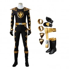 Power Rangers Black Costume Dino Thunder Outfit Dino Ranger Tommy Oliver Cosplay Suit