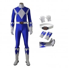 Blue Ranger Costume Mighty Morphin Power Rangers Cosplay Suit Dino Rangers Uniform