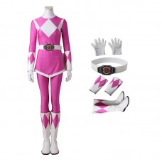 Pink Ranger Costume Mighty Morphin Power Rangers Cosplay Suit Ranger Mei Women Uniform