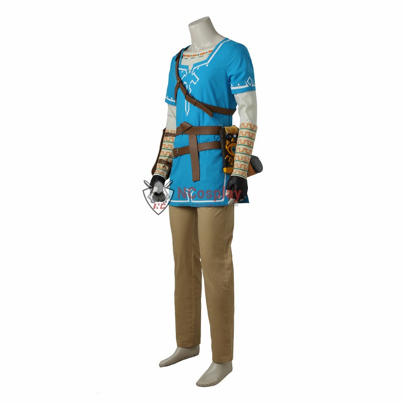 The Legend of Zelda Breath of the Wild Link Cosplay Costume Full Set