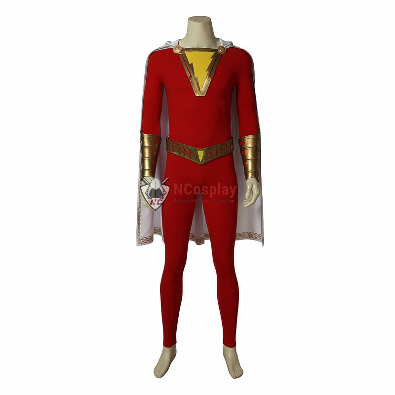 DC Superhero Shazam Family Billy Batson Cosplay Costume
