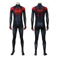 Deluxe Spider-Man Into the Spider-Verse Miles Morales Cosplay Costume  