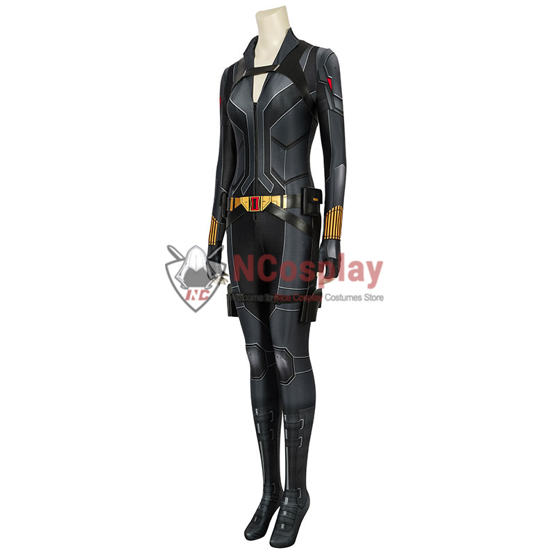 2020 Black Widow Jumpsuit Natasha Romanoff Cosplay Costumes Full Set
