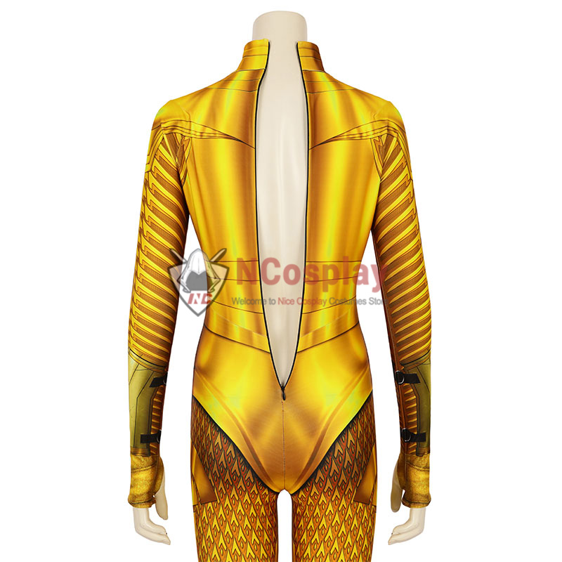 DC Wonder Woman 1984 Golden Cosplay Costume Diana Prince Jumpsuit