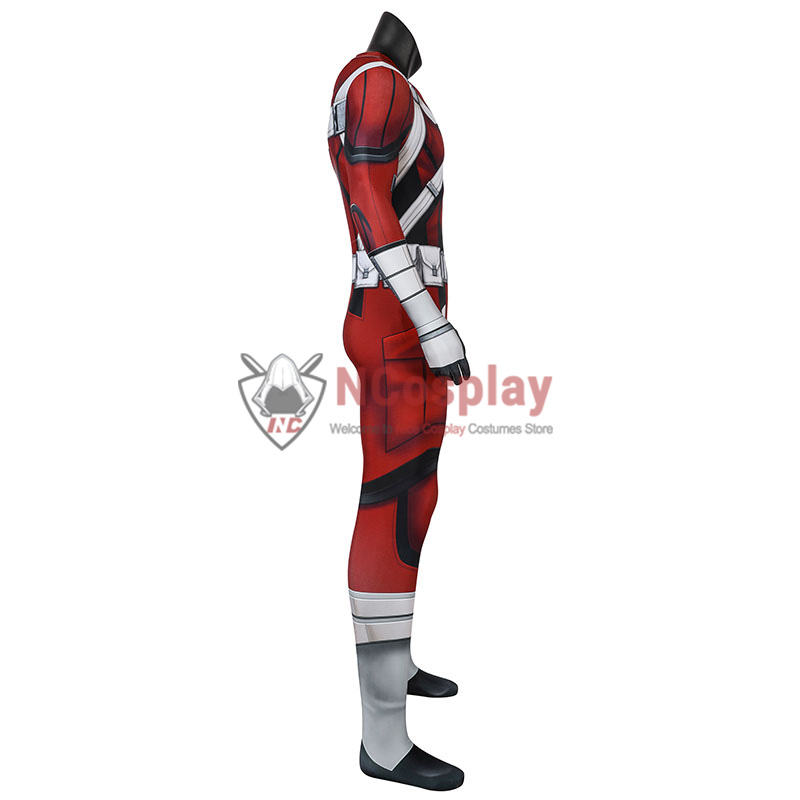 2020 Black Widow Jumpsuit Red Guardian Cosplay Costumes Full Set