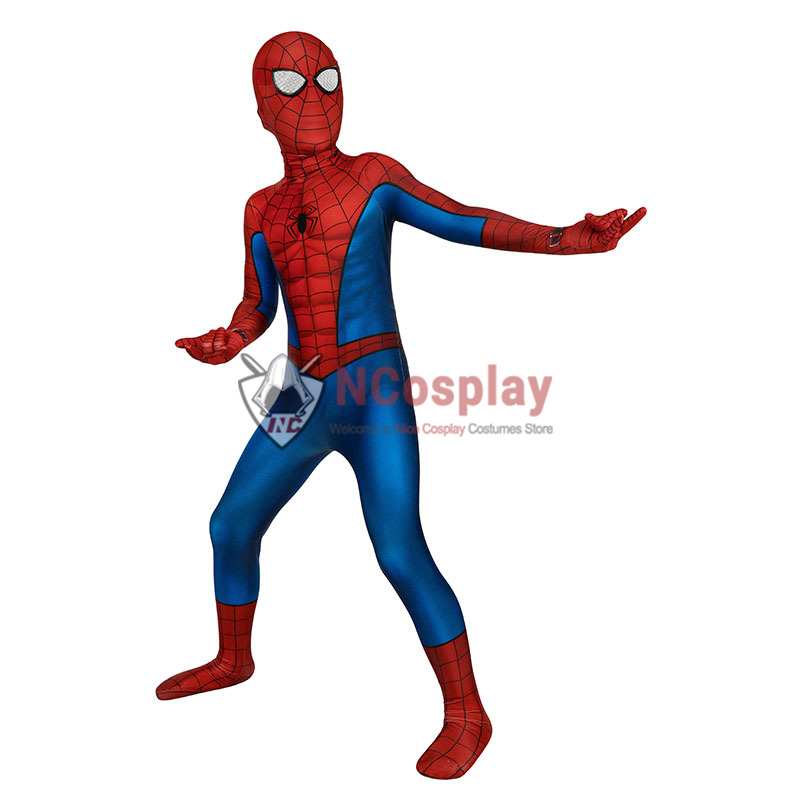 Spiderman Classic Ultimate Cosplay Costume Spider-Man Jumpsuit For Kids