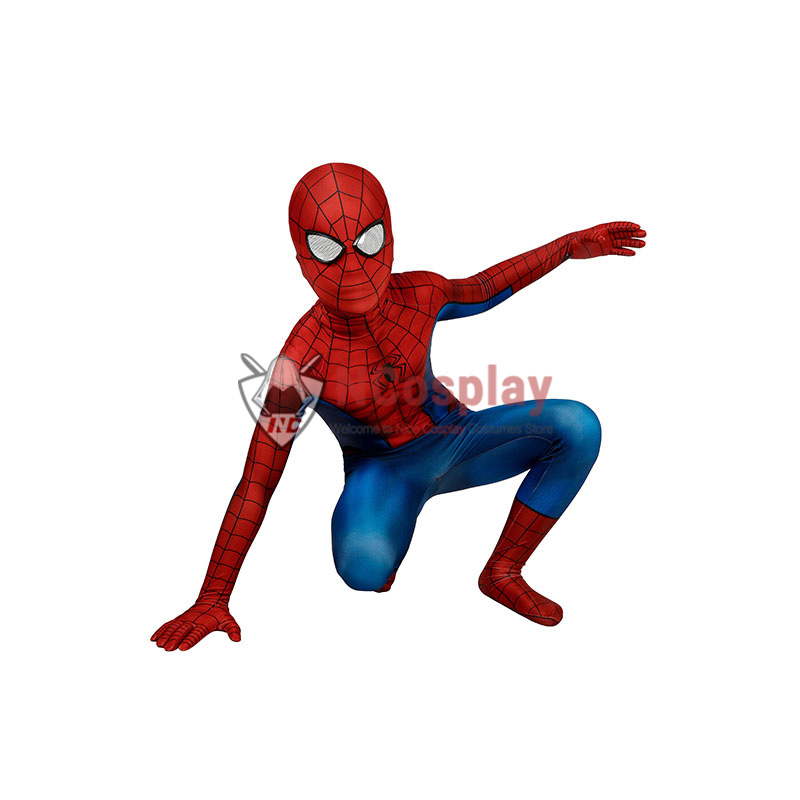 Spiderman Classic Ultimate Cosplay Costume Spider-Man Jumpsuit For Kids