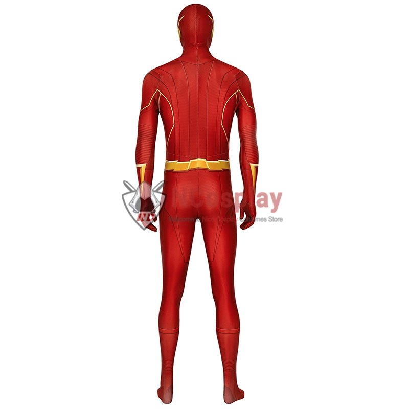 The Flash Season 6  Cosplay Costume Barry Allen Jumpsuit