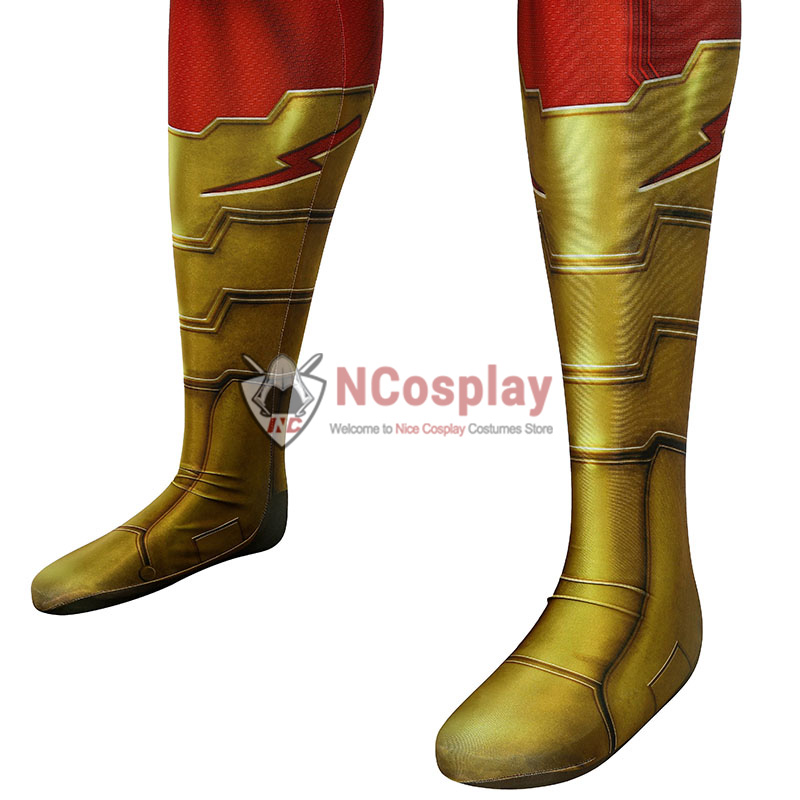 DC Comics Shazam Jumpsuit Billy Batson Cosplay Costume