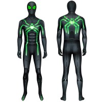 Spider Man PlayStation 4 Jumpsuit Spiderman Stealth Big Time Cosplay Costume  