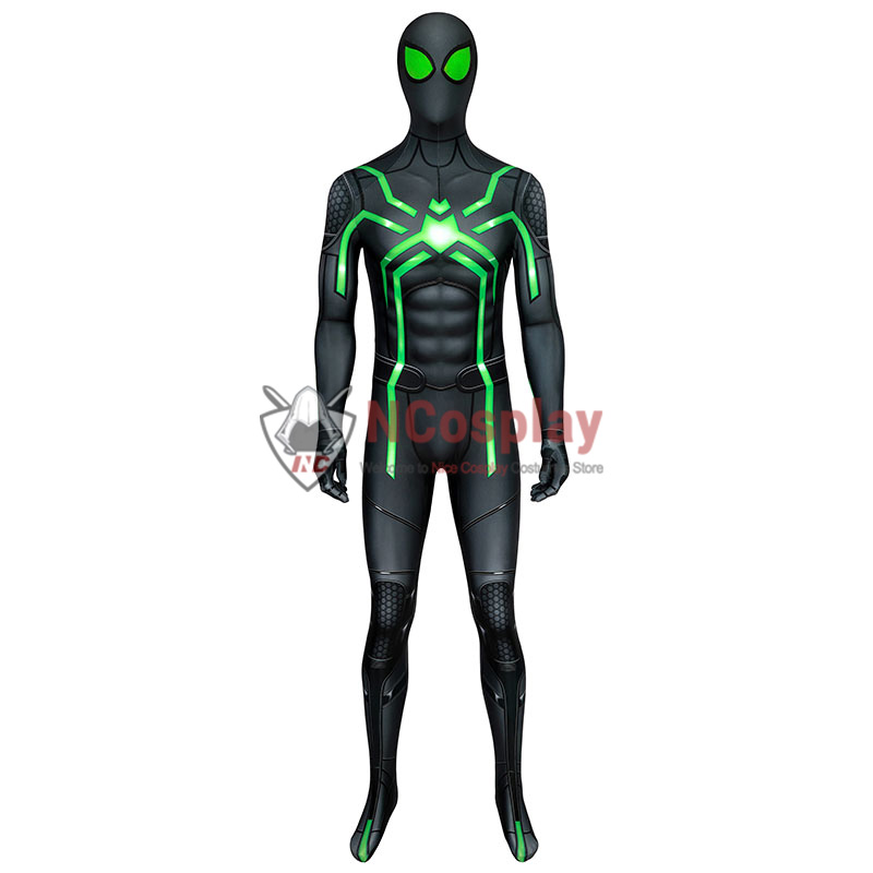 Spider Man PlayStation 4 Jumpsuit Spiderman Stealth Big Time Cosplay Costume