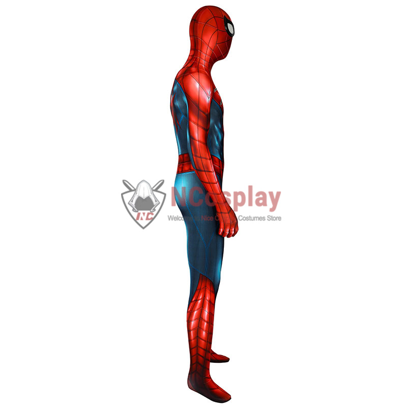 Spiderman Playstation 4 Jumpsuit Spider Man Armour MK IV Zentai Cosplay Costume