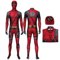 Deadpool Wade Wilson Jumpsuit Cosplay Costume Top Level  