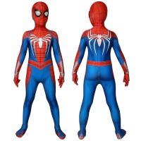 Marvel Spider Man PS4 Cosplay Costume Kids Spiderman Jumpsuit  