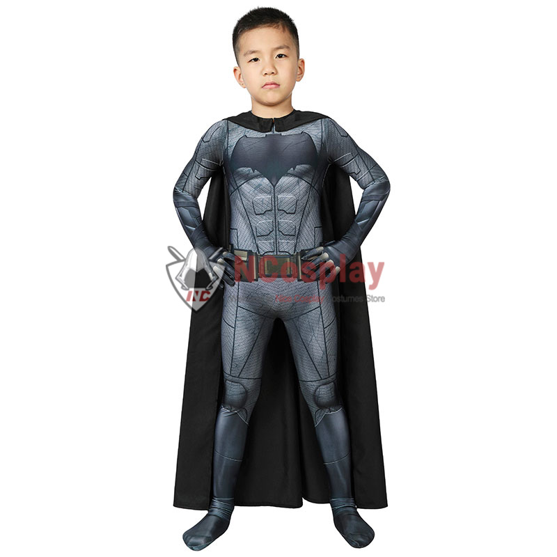 Justice League Batman Jumpsuit Cosplay Costume For Kids