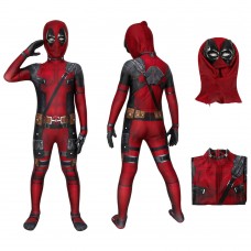 Kids Deadpool Cosplay Costume Movie Deadpool Jumpsuit