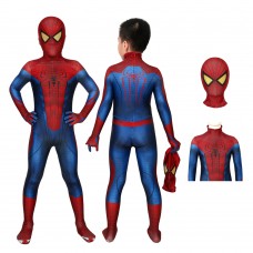 Kids Movie The Amazing Spider-Man Peter Parker Cosplay Jumpsuit