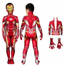 Iron Man Jumpsuit Movie The Avengers Tony Stark Cosplay Suit for Kids