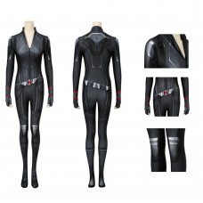 Adult Natasha Romanoff Jumpsuit Movie Avengers Endgame Black Widow Cosplay Costume Full Set