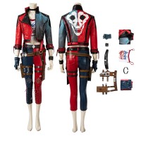 Suicide Squad Cosplay Suit Movie Kill The Justice League Harley Quinn Cosplay Costume With Jacket Pant  