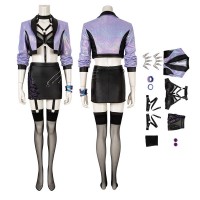 Game League Of Legends LOL 2020 S10 KDA All Out Evelynn Cosplay Costume Full Set  