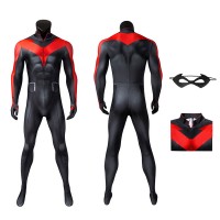 Nightwing Jumpsuit Movie Teen Titans The Judas Contract Cosplay Costume With Eye Patch  