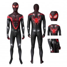 Spiderman Miles Morales Jumpsuit Spider-Man Cosplay Costume Full Set