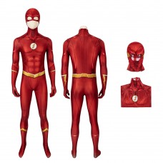 TV Drama The Flash Season 5 Cosplay Jumpsuit Barry Allen Suit For Adult