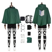 Game Attack On Titan Final Season Cosplay Costume The Survey Corps Levi Ackerman Suit  