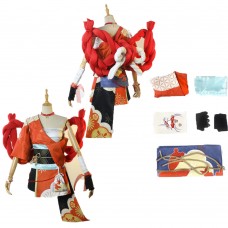 Deluxe Genshin Impact Yoimiya Cosplay Costume Full Set
