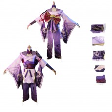 Genshin Impact Raiden Cosplay Costume Baal Suit